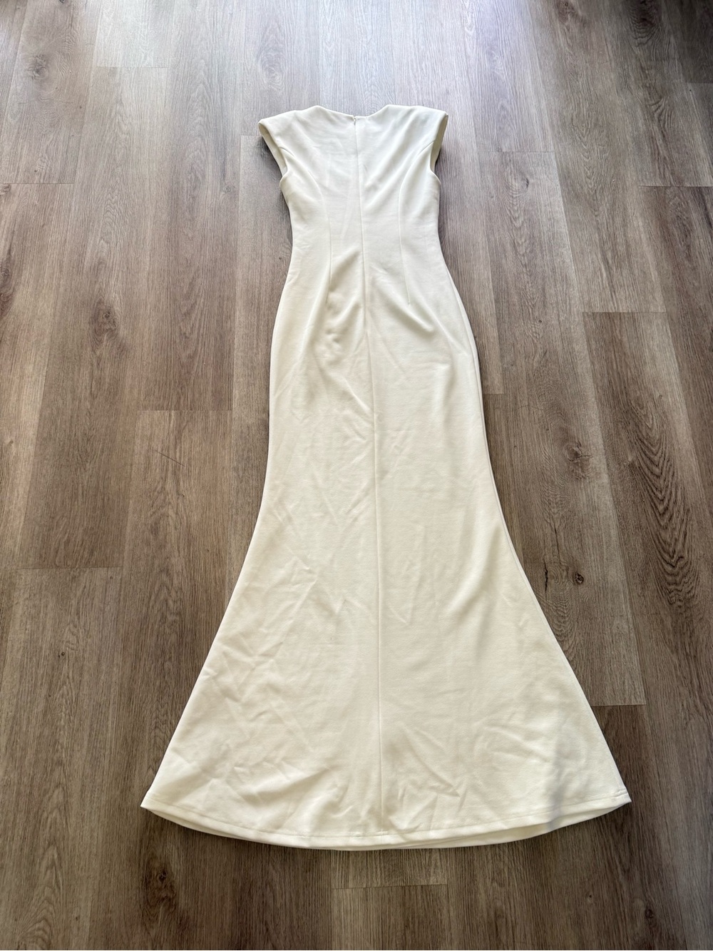 elliatt veda white 3d floral embellished diamante bridal gown maxi dress medium - Picture 8 of 14